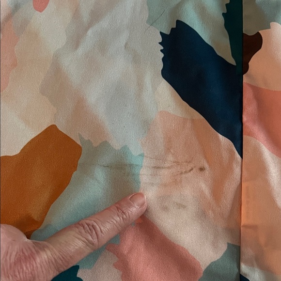 Colorful Abstract Pattern Blouse - Picture 2 of 3